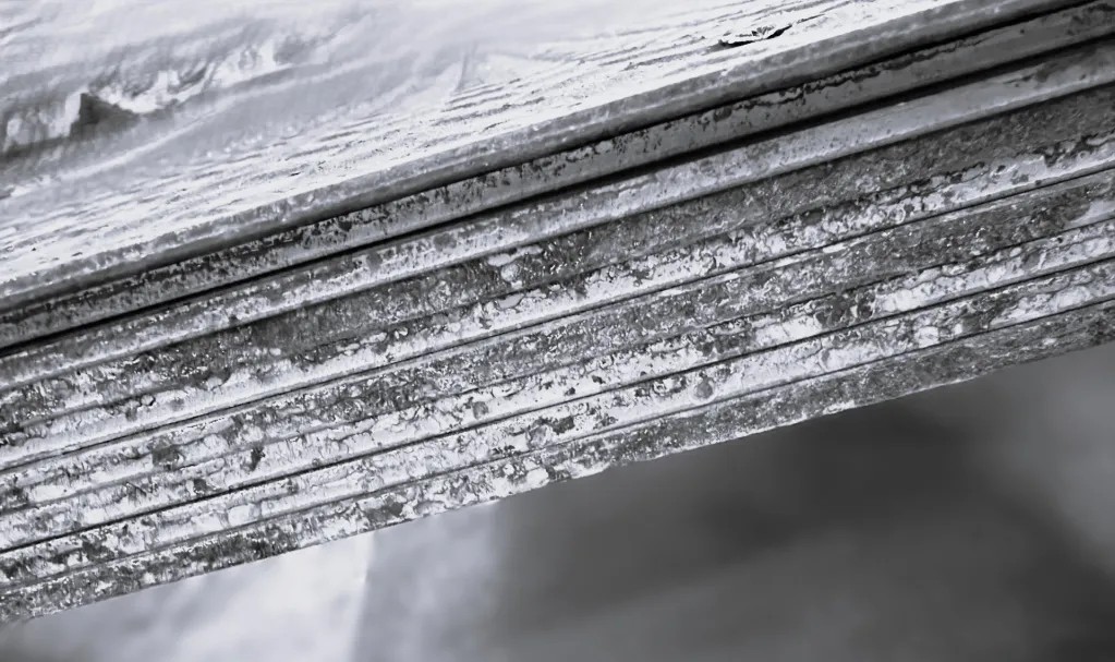 Steel supply inventory at Nova Metals in Stony Plain